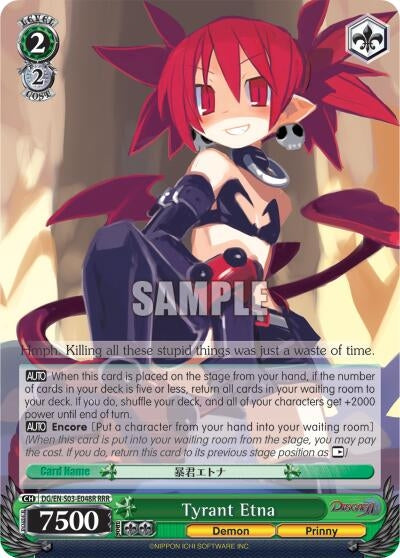 Tyrant Etna (DG/EN-S03-E048R RRR) [Disgaea]