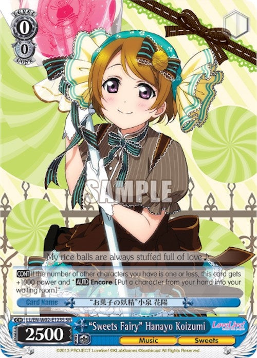 "Sweets Fairy" Hanayo Koizumi (LL/EN-W02-E123S SR) [Love Live! DX Vol.2]