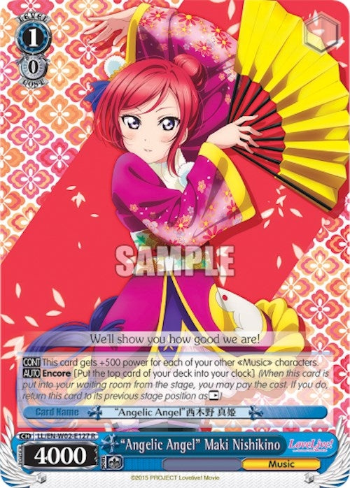 "Angelic Angel" Maki Nishikino (LL/EN-W02-E127 R) [Love Live! DX Vol.2]