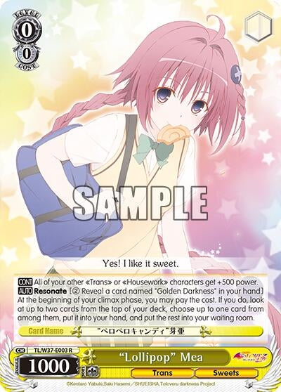 "Lollipop" Mea (TL/W37-E003 R) [To Loveru Darkness 2nd]