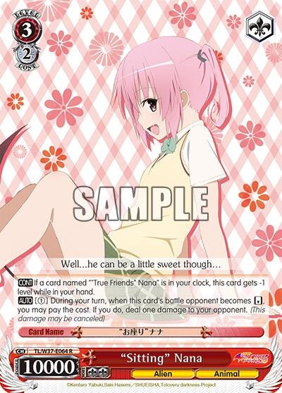 "Sitting" Nana (TL/W37-E064 R) [To Loveru Darkness 2nd]