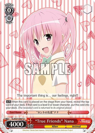 "True Friends" Nana (TL/W37-E067 U) [To Loveru Darkness 2nd]