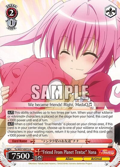 "Friend From Planet Tentac" Nana (TL/W37-E072 U) [To Loveru Darkness 2nd]