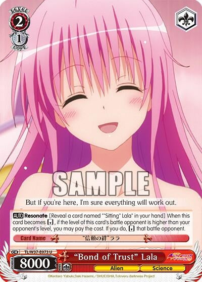 "Bond of Trust" Lala (TL/W37-E073 U) [To Loveru Darkness 2nd]