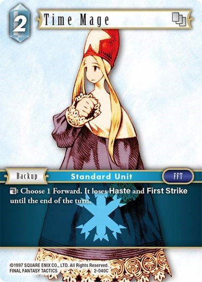 Time Mage (Female Unit) (Opus II) (2-040C)