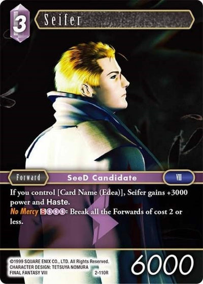 Seifer (Rare) (Opus II) (2-110R)