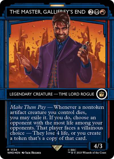 The Master, Gallifrey's End (Showcase) (Surge Foil) [Doctor Who]