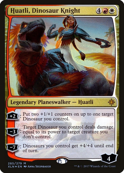 Huatli, Dinosaur Knight (Ixalan) (285)