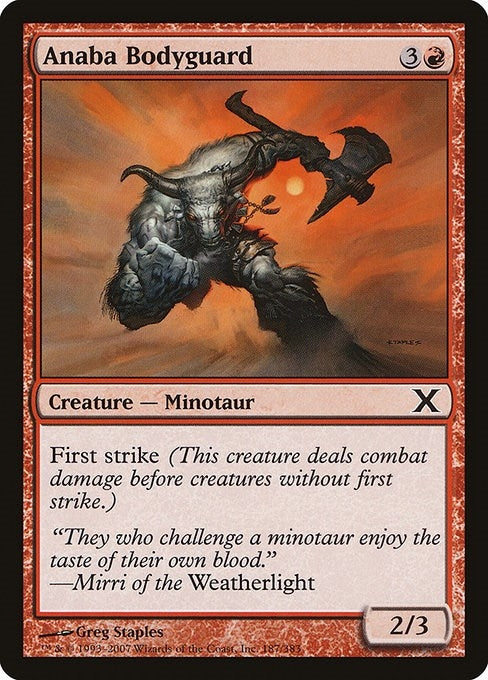 Image for Anaba Bodyguard (10th Edition) (187) (10E) - Magic: The Gathering