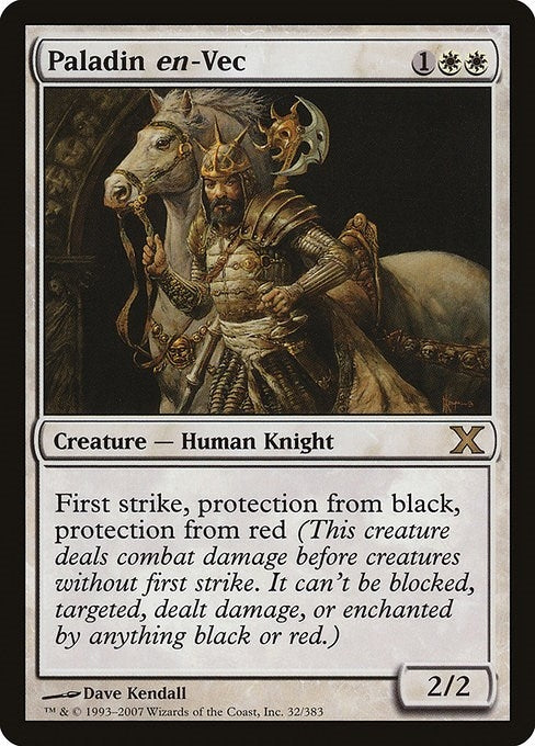 Image for Paladin en-Vec (10th Edition) (32) (10E) - Magic: The Gathering