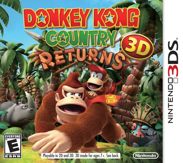 Donkey Kong Country Returns 3D - 3ds