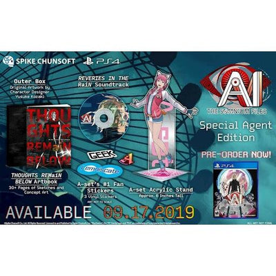 AI: The Somnium Files [Special Agent Edition] (Playstation 4)