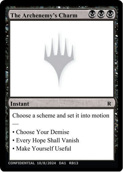 The Archenemy's Charm [Unknown Event]