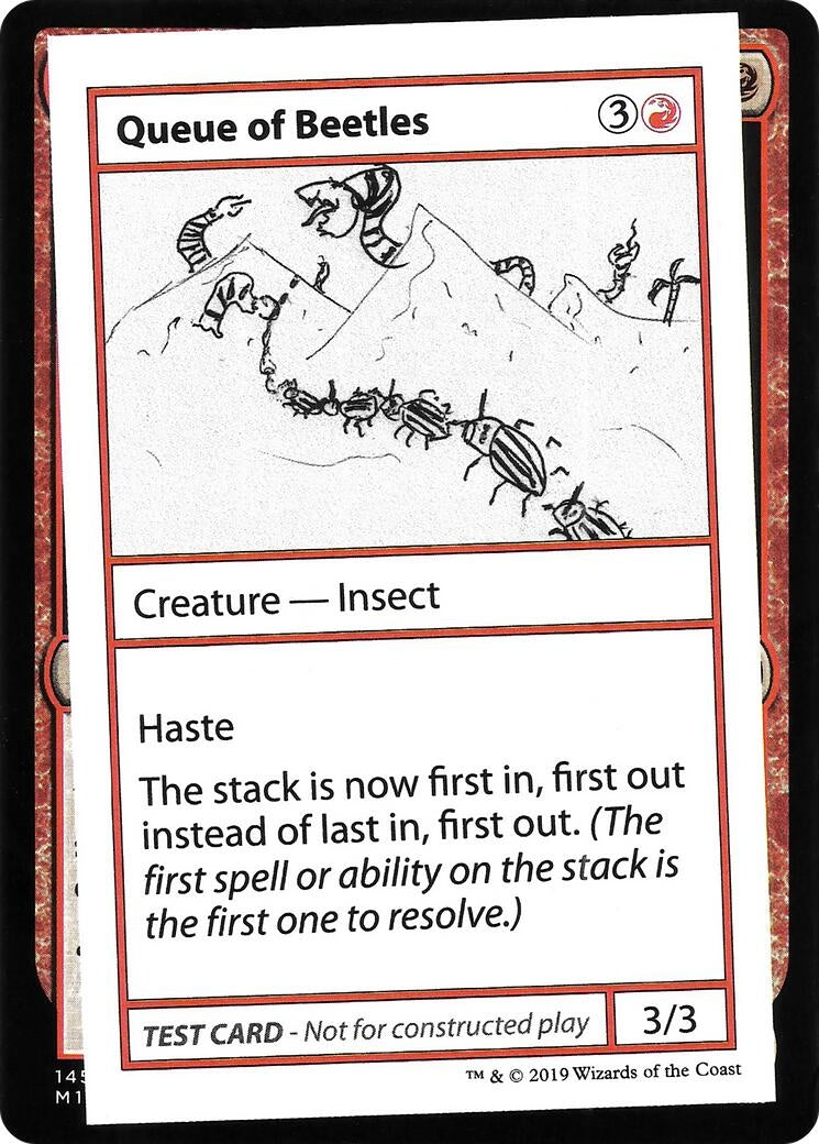 Queue of Beetles [Mystery Booster Playtest Cards]