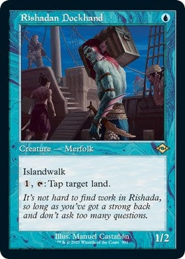 Rishadan Dockhand (Retro Foil Etched) [Modern Horizons 2]