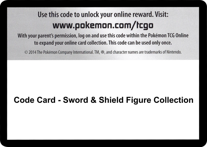 Image for Code Card - Sword & Shield Figure Collection (SWSH02: Rebel Clash) - Pokemon