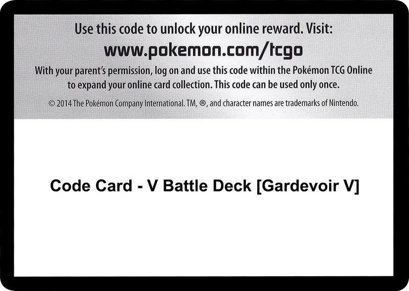 Image for Code Card - V Battle Deck [Gardevoir V] - Pokemon