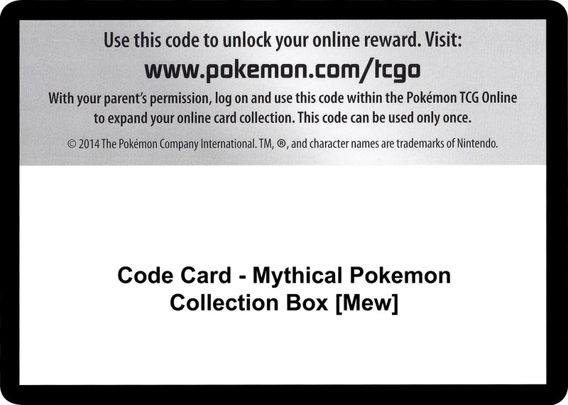 Image for Code Card - Mythical Pokemon Collection Box [Mew] - Pokemon