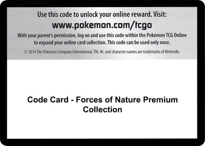 Code Card - Forces of Nature Premium Collection (SM - Forbidden Light)