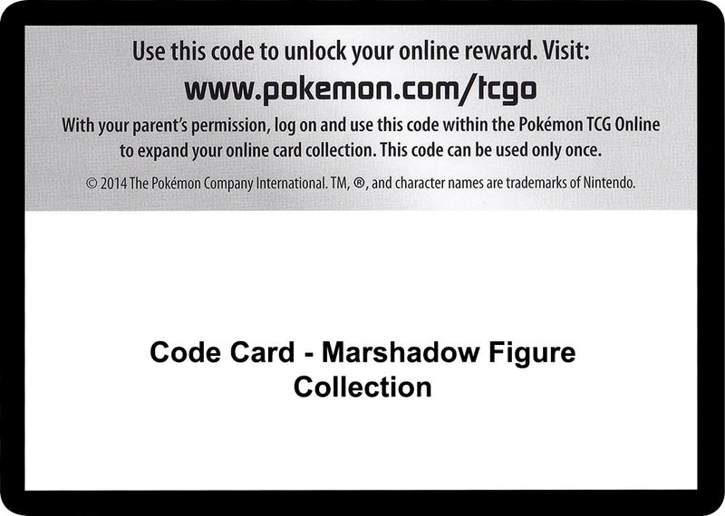 Image for Code Card - Marshadow Figure Collection (SM - Crimson Invasion) - Pokemon