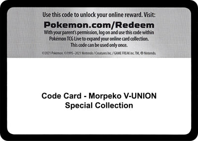 Code Card - Morpeko V-UNION Special Collection