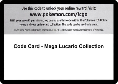 Code Card - Mega Lucario Collection (XY - Furious Fists) (FFI)