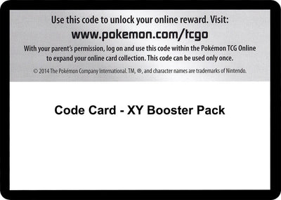 Code Card - XY Booster Pack (XY Base Set) (XY)