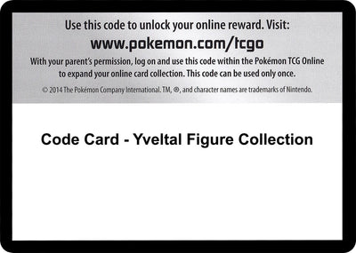 Code Card - Yveltal Figure Collection (XY Base Set) (XY)