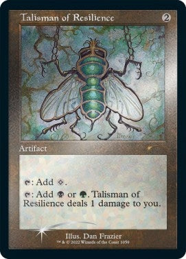 Talisman of Resilience (Foil Etched) [Secret Lair Drop Series]
