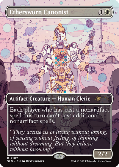 Ethersworn Canonist (Galaxy Foil) [Secret Lair Drop Series]