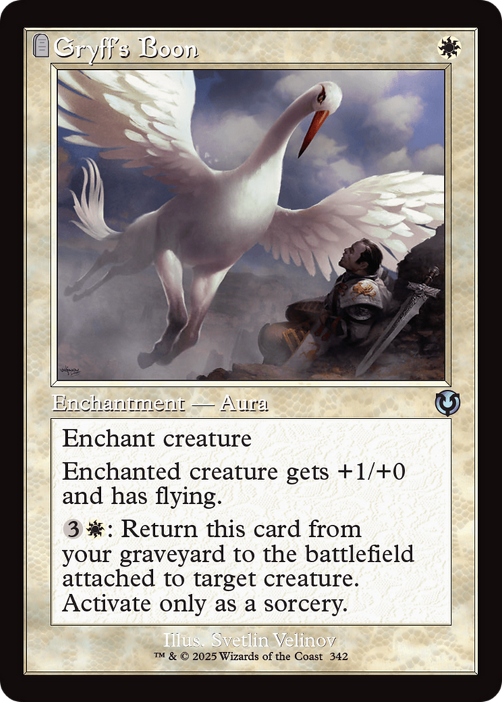 Gryff's Boon (Retro Frame) [Innistrad Remastered]