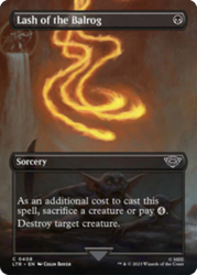 Lash of the Balrog (Borderless Alternate Art) [The Lord of the Rings: Tales of Middle-Earth]