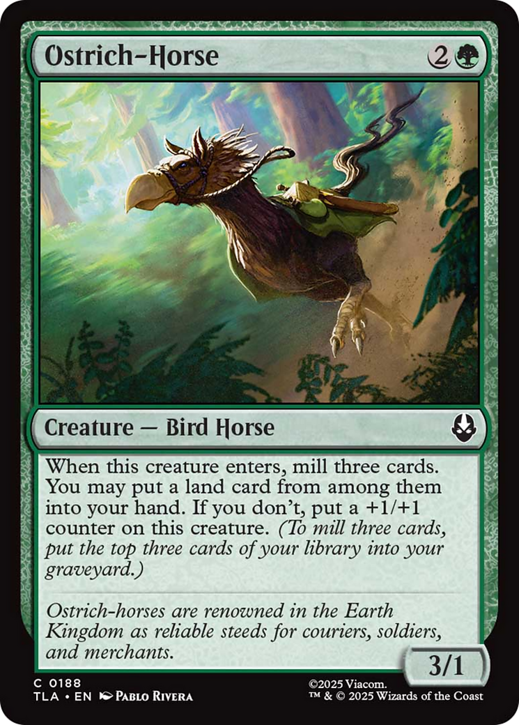 Ostrich-Horse [Avatar: The Last Airbender]