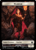 Warrior // Food (0025) Double-Sided Token [Doctor Who Tokens]