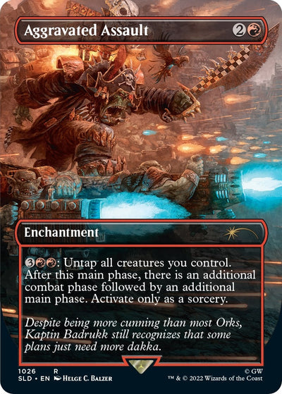 Aggravated Assault (Borderless) [Secret Lair Drop Series]
