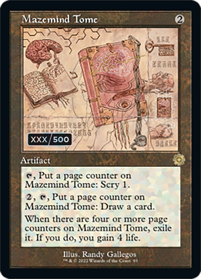 Mazemind Tome (Retro Schematic) (Serialized) [The Brothers' War Retro Artifacts]