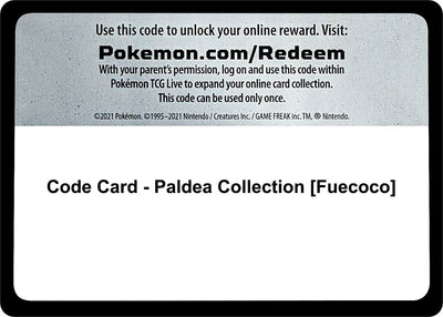 Code Card - Paldea Collection [Fuecoco] (SV01: Scarlet & Violet Base Set)