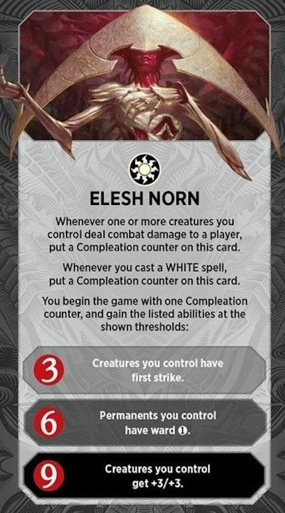 Image for Elesh Norn Praetor Alignment Card (Unique and Miscellaneous Promos) (UMP) - Magic: The Gathering