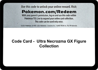 Code Card - Ultra Necrozma GX Figure Collection (World Championship Decks)