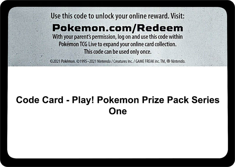 Image for Code Card - Play! Pokemon Prize Pack Series One (Prize Pack Series Cards) - Pokemon