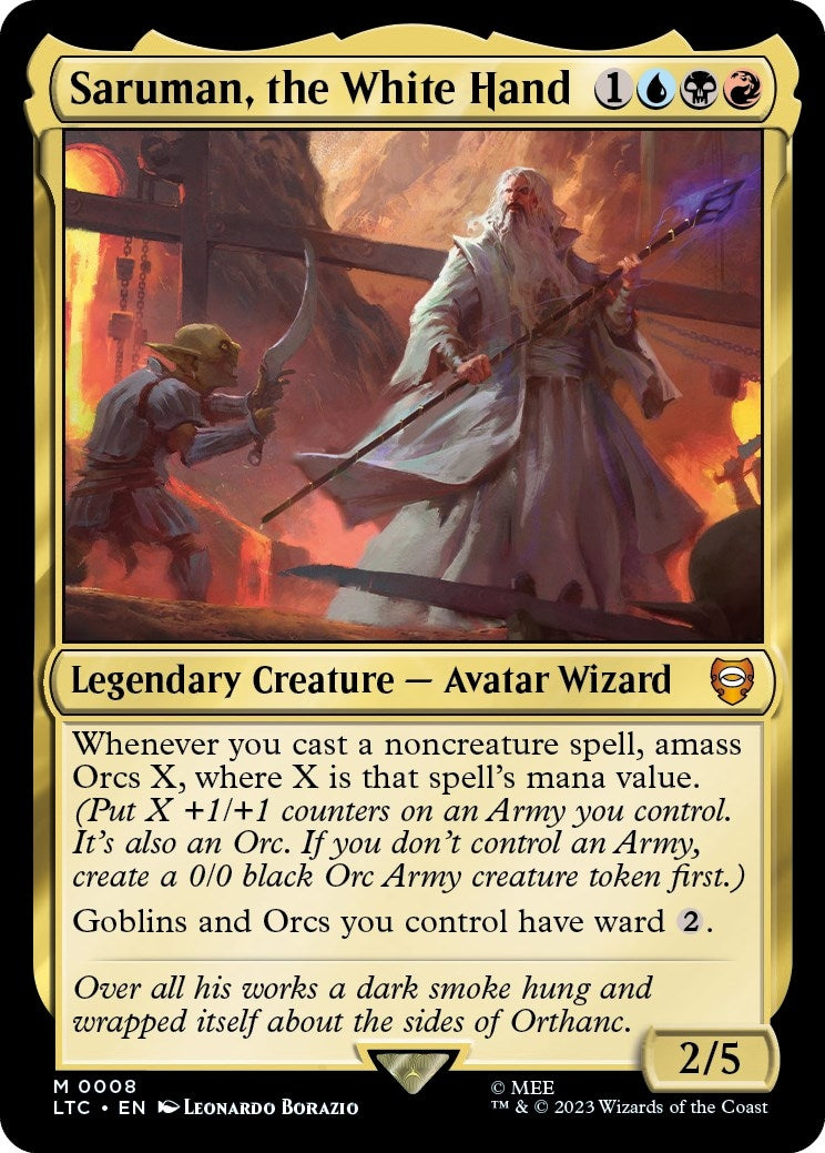 Saruman, the White Hand [The Lord of the Rings: Tales of Middle-Earth Commander]