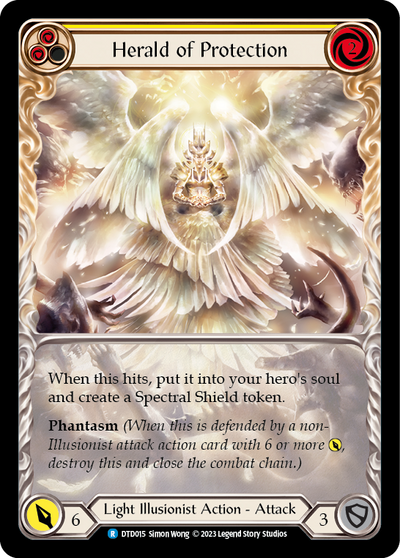 Herald of Protection (Yellow) [DTD015] (Dusk Till Dawn)
