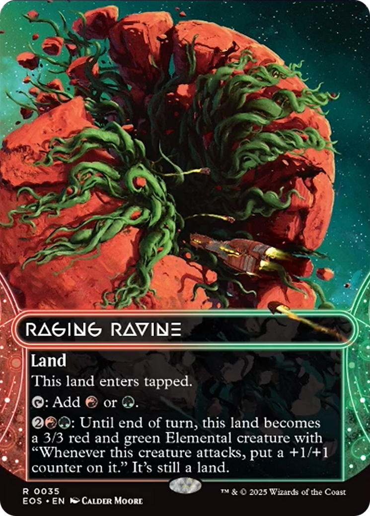 Raging Ravine (0035) (Borderless) [Edge of Eternities: Stellar Sights]