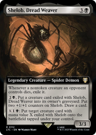 Shelob, Dread Weaver (Extended Art) [The Lord of the Rings: Tales of Middle-Earth Commander]