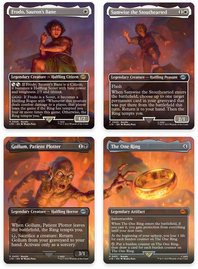Mount Doom Scene [Set of 4] (Universes Beyond: The Lord of the Rings: Tales of Middle-earth) (448-451) (LTR)