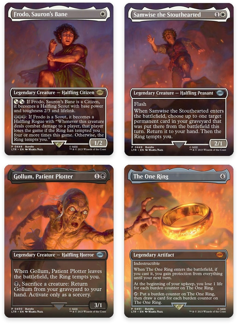 Image for Mount Doom Scene [Set of 4] (Universes Beyond: The Lord of the Rings: Tales of Middle-earth) (448-451) (LTR) - Magic: The Gathering