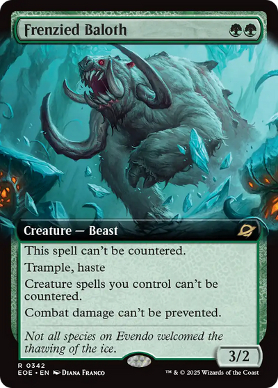Frenzied Baloth (Extended Art) [Edge of Eternities]