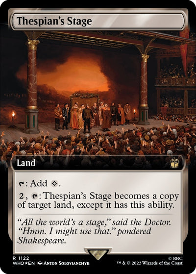 Thespian's Stage (Extended Art) (Surge Foil) [Doctor Who]
