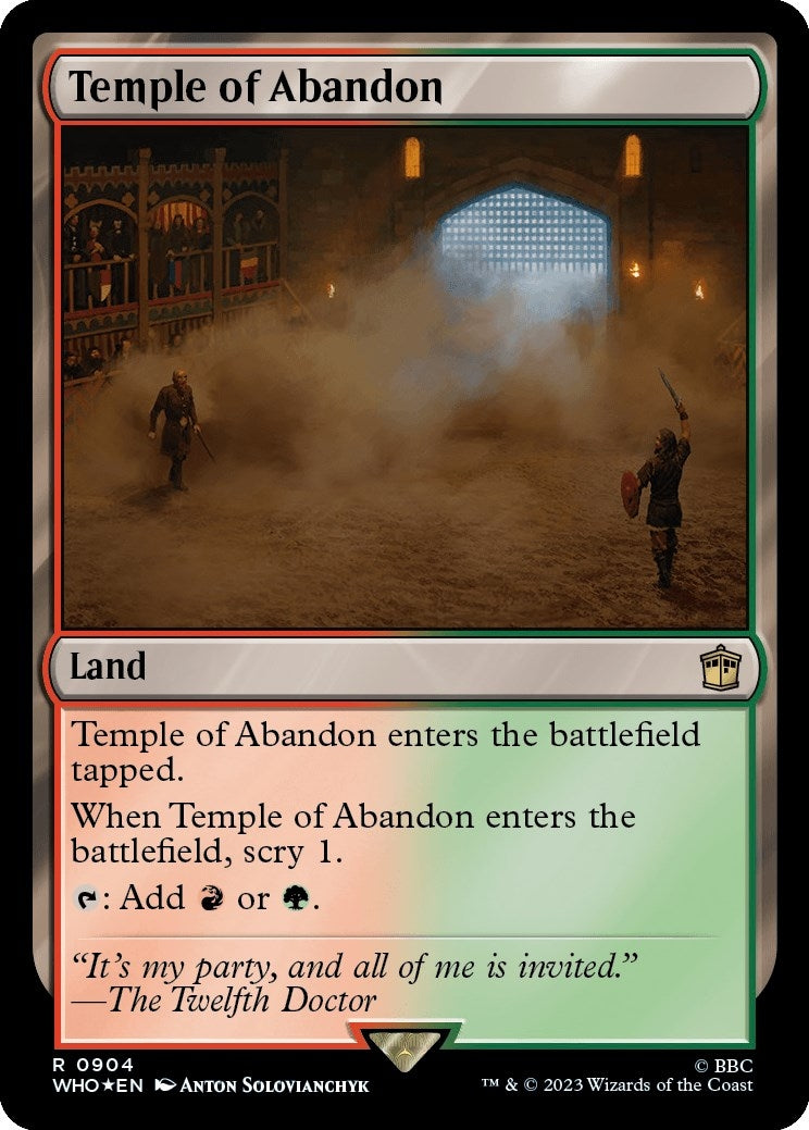 Temple of Abandon (Surge Foil) [Doctor Who]