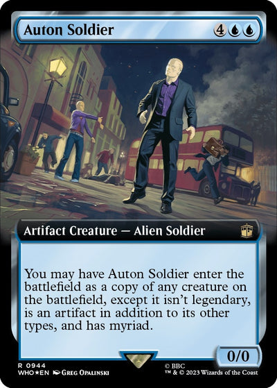 Auton Soldier (Extended Art) (Surge Foil) [Doctor Who]